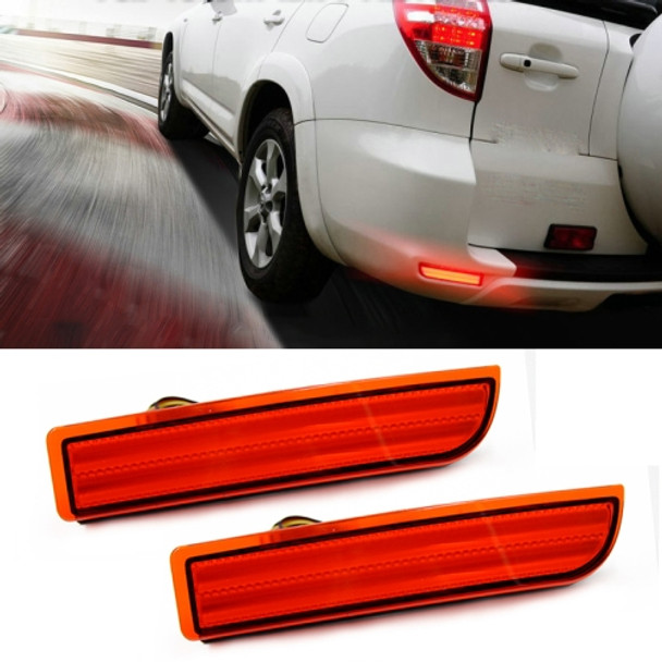 2 PCS 372 1W / 12V Car Rear Bumper Light Brake Light for Toyota RAV4 Estima 2013