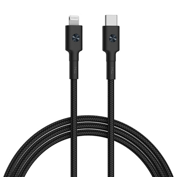 Original Xiaomi Youpin ZMI AL873K PD 20W USB-C / Type-C to 8 Pin MFI Certification Braided Data Cable, Cable Length: 1m(Black)