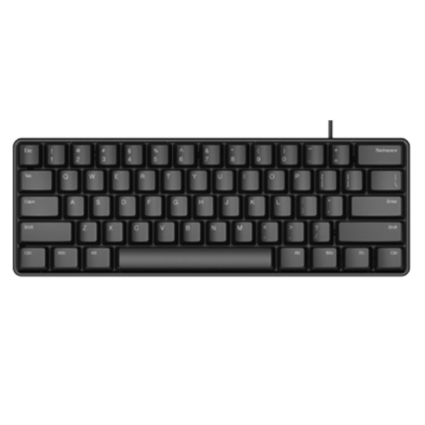 Rapoo V860 Desktop Wired Gaming Mechanical Keyboard, Specifications:61 Keys(Black Shaft)