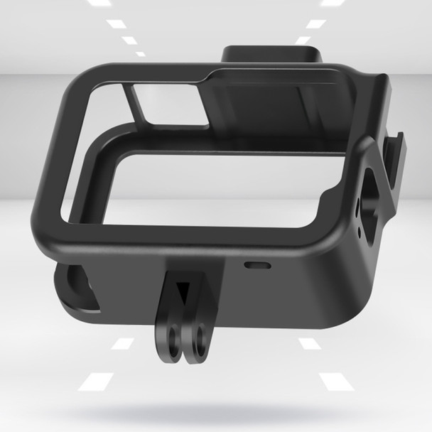 RUIGPRO for GoPro HERO8 Black Aluminium Alloy Standard Border Frame Mount Protective Case with Buckle Basic Mount & Screw(Black)