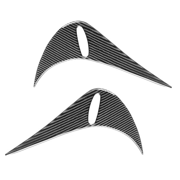 2 PCS / Set Carbon Fiber Car Back Lamp Eyebrow Decorative Sticker for Toyota GT86 / Subaru BRZ 2012-2016, Drop Glue Version