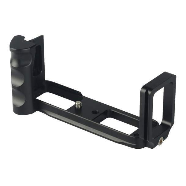 Vertical Shoot Quick Release L Plate Bracket Base Holder for FUJI X-E1 (Black)