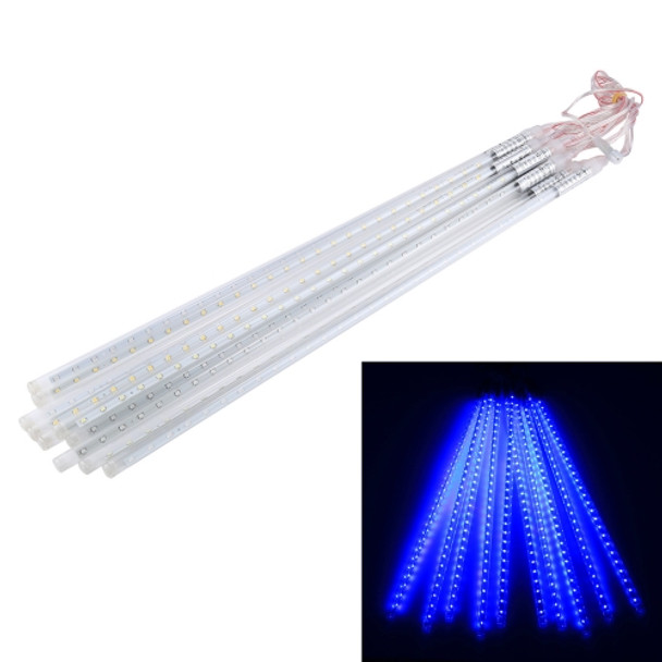 10 PCS 50cm SMD Meteor Light / Decorative Light, LED 2835, AC 100-240V, Radius: 1.2cm, US/EU Plug(Blue Light)