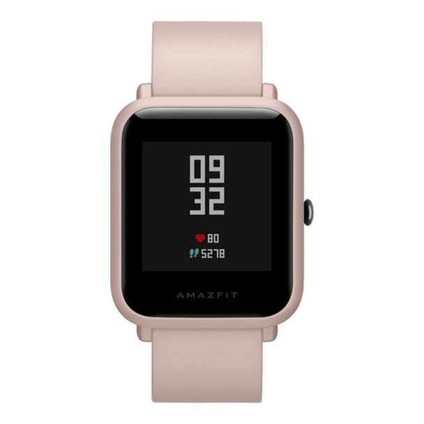 Original Xiaomi Youpin Amazfit Lite 1.28 inch Transflective Screen Bluetooth 4.1 3ATM Waterproof Smart Watch, Support Alipay Offline Payment / Heart Rate Monitoring / Sleep Monitoring(Pink)