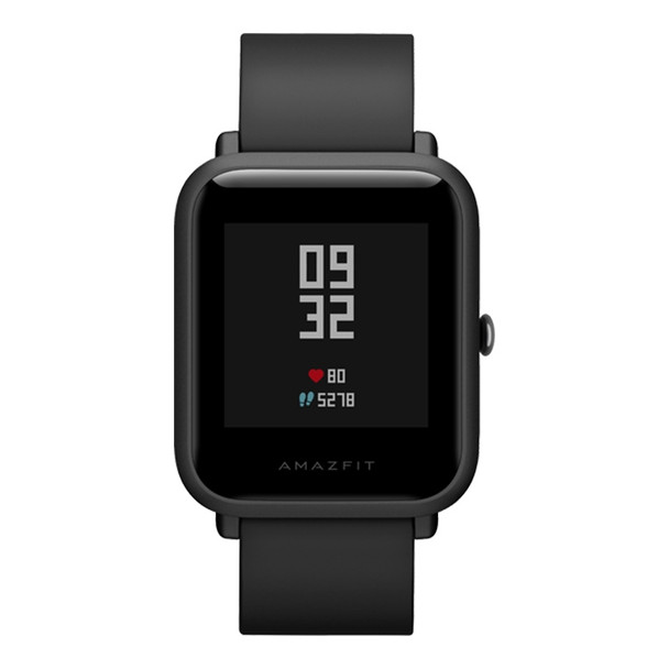 Original Xiaomi Youpin Amazfit Lite 1.28 inch Transflective Screen Bluetooth 4.1 3ATM Waterproof Smart Watch, Support Alipay Offline Payment / Heart Rate Monitoring / Sleep Monitoring(Black)