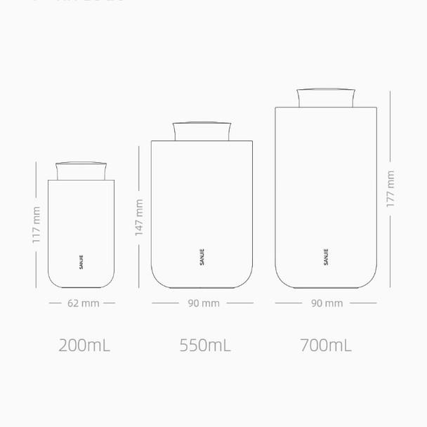 Original Xiaomi Youpin SANJIE 200ml Portable Aluminum Alloy Tea Caddy