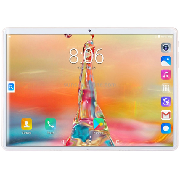 BDF S10 4G LTE Tablet PC, 10.1 inch, 2GB+32GB, Android 9.0, SC9863A Octa Core Cortex-A55, Support Dual SIM & Bluetooth & WiFi & GPS, EU Plug (Pink)