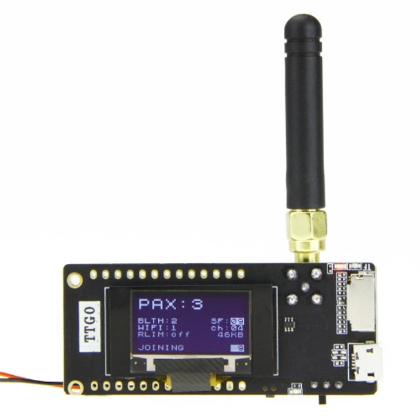 TTGO LORA32 V2.1 ESP32 0.96 inch OLED Bluetooth WiFi Wireless Module 868MHz SMA IP5306 Module with Antenna