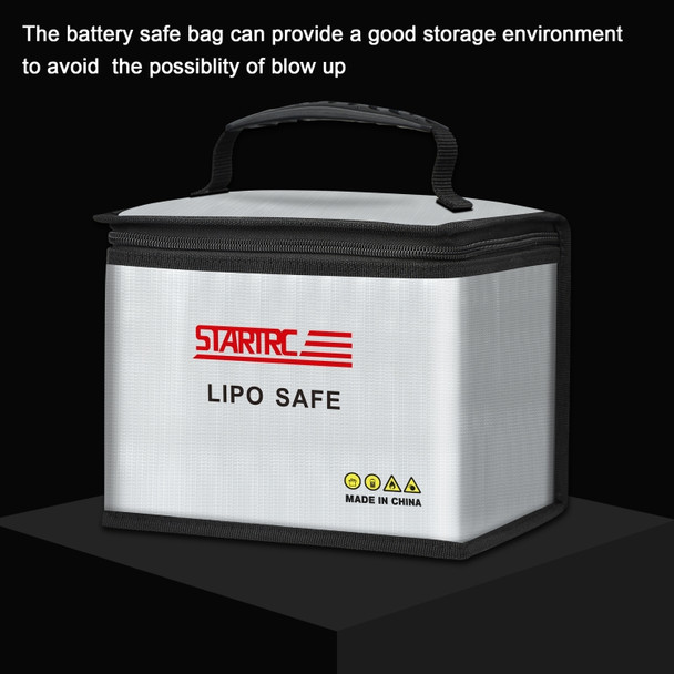 STARTRC Large Capacity Portable Lithium Battery Li-Po Safe Explosion-proof Storage Bag