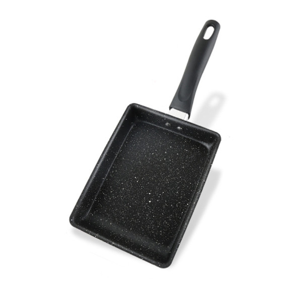 JBY-6658 Small Frying Pan Tamagoyaki Pan Maifanshi Non-Stick Frying Pan Square Omelette Pan,Size: Small (Bakelite Handle)