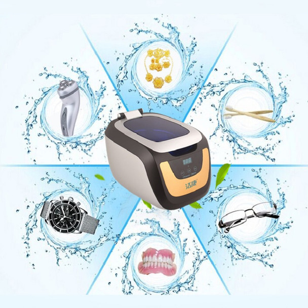Jie Kang CE-5700A Ultrasonic Cleaner Household Jewelry Denture Glasses Cleaner(US Plug)