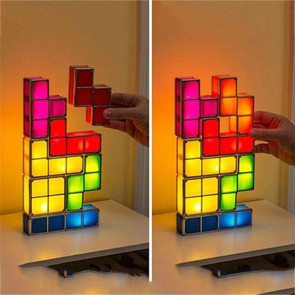 Children DIY Intelligence Development Toy Creative Table Lamp LED Lighting Atmosphere Light