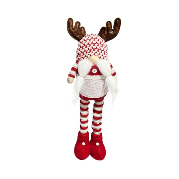 Christmas Decoration Props Faceless Doll Telescopic Doll(Braid)