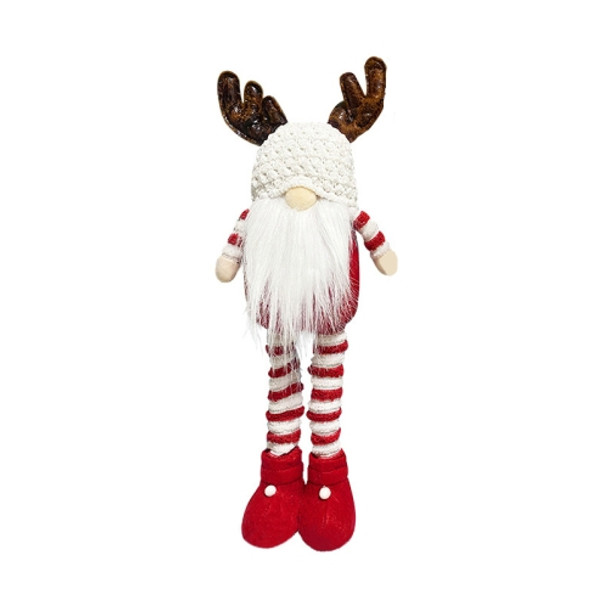 Christmas Decoration Props Faceless Doll Telescopic Doll(Beard )