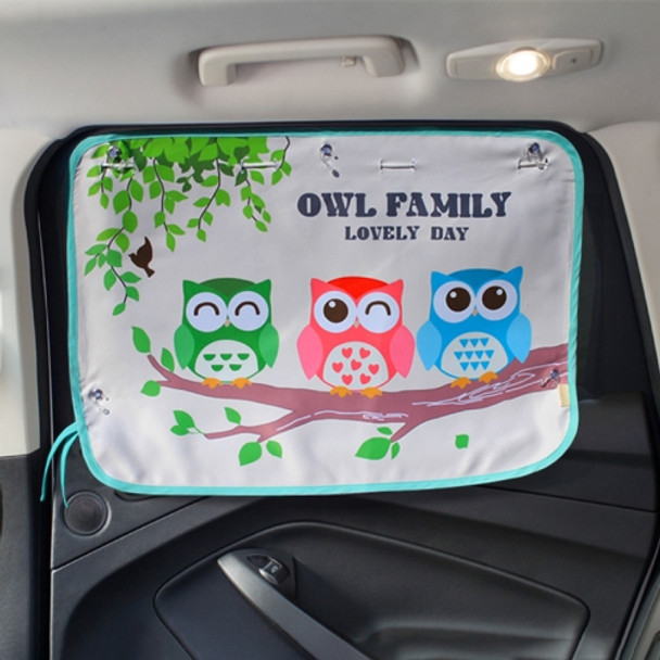Three Little eagles Pattern Car Large Rear Window Sunscreen Insulation Window Sunshade Cover, Size: 70*50cm