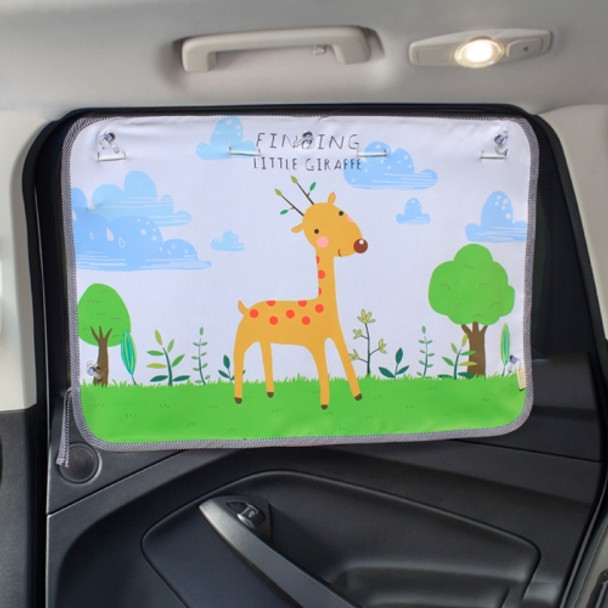 Deer Pattern Car Large Rear Window Sunscreen Insulation Window Sunshade Cover, Size: 70*50cm
