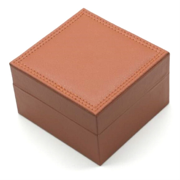 2 PCS Flip Watch Box Bracelet Gift Packaging Storage Box(Brown)