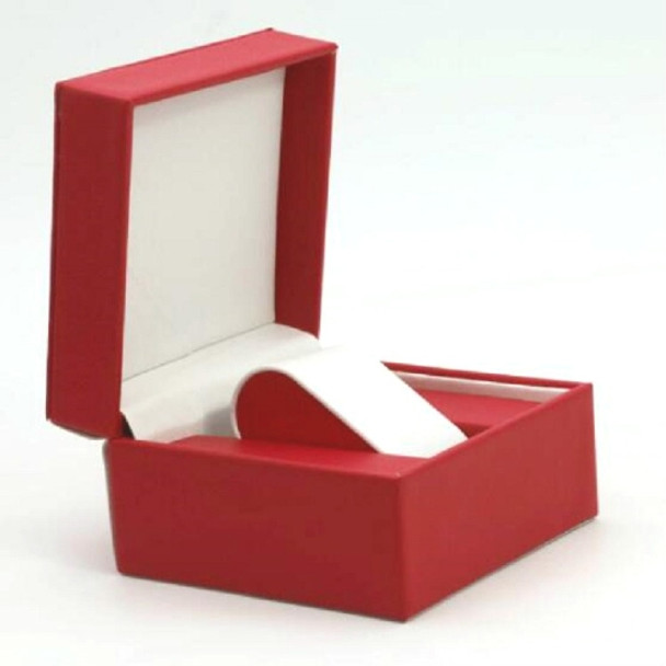 2 PCS Flip Watch Box Bracelet Gift Packaging Storage Box(Red)