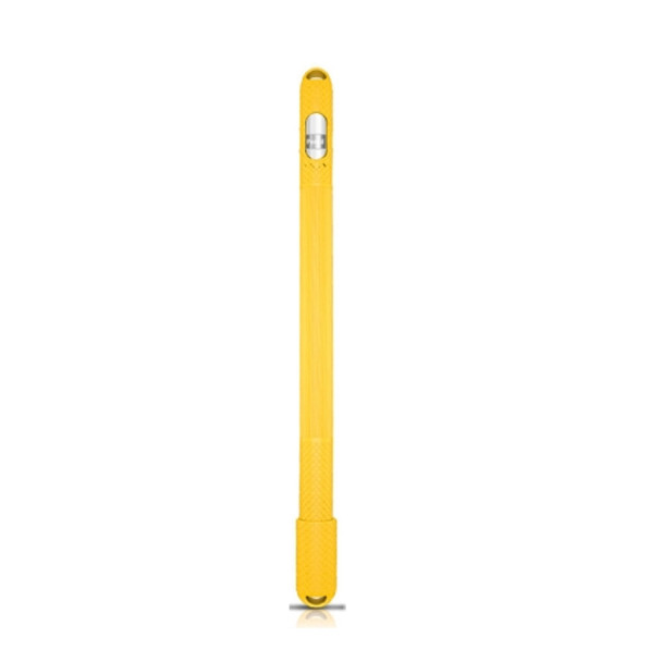 5 PCS Stylus Silicone Protective Case For Apple Pencil 1(Yellow)