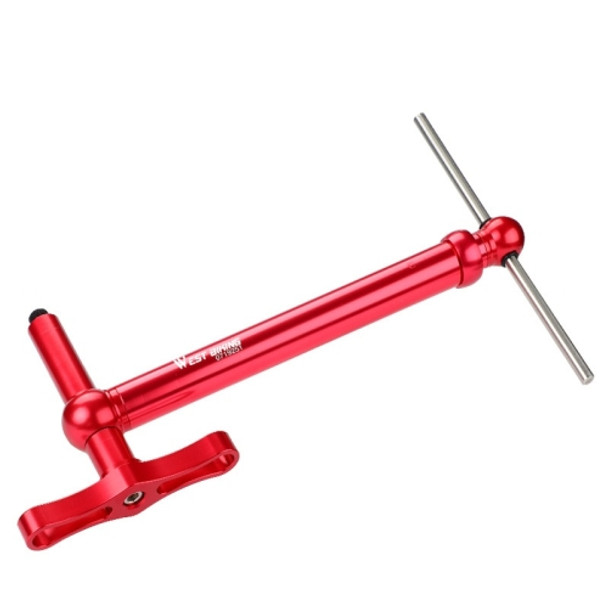 WEST BIKING Mountain Bike Tail Hook Correction Repair Tool Wheel Set Correction(Red)