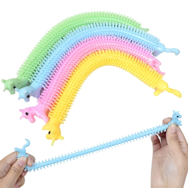 20 PCS TPR Children Decompression Pull Rope Cute Pet Pull Fun Toy Vent Toy(Random Color Delivery )