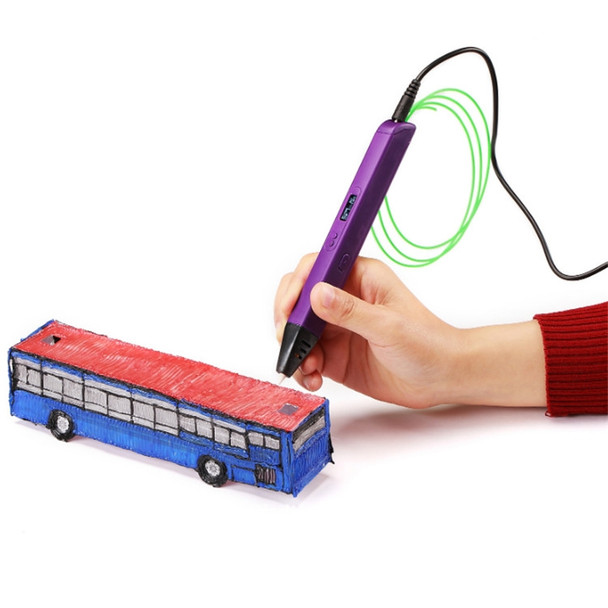 RP800A Childrens Educational Toys 3D Printing Pen, Plug Type:AU Plug(Purple)