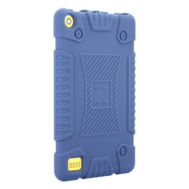 Full Coverage Silicone Shockproof Case for Amazon Kindle Fire 7 (2017) (Blue)