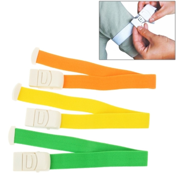 Elastic Quick Release Emergency Buckle Tourniquet, 3pcs in one packaging, the price is for 3pcs (Random Color Delivery)