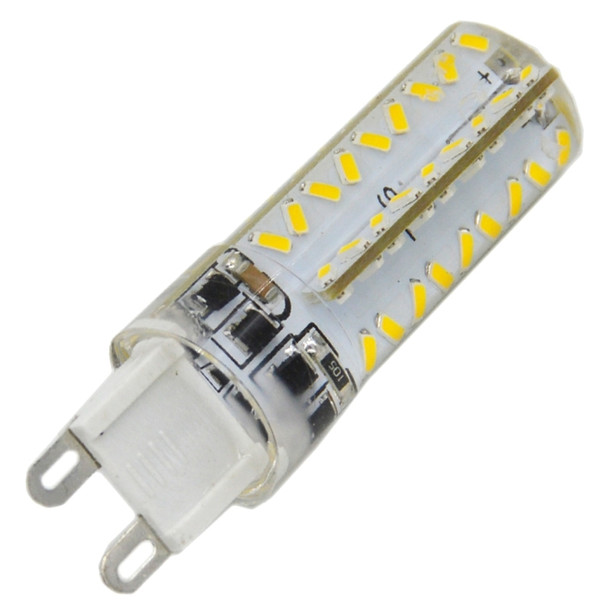 G9 5W 450LM 72 LED SMD 3014 Dimmable Silicone Corn Light Bulb, AC 110V (Warm White)