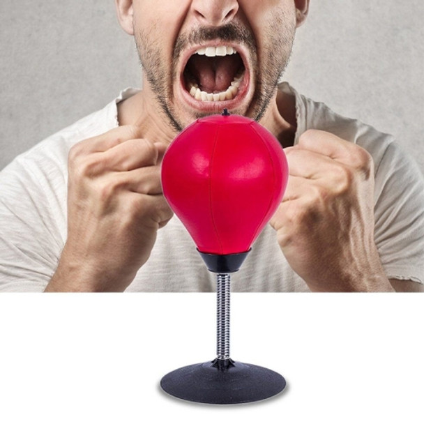 Desktop Punching Ball Stress Relief Buster Speed Fitness Vertical Boxing Ball with Suction Holder