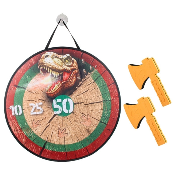 Children Stick Dart Target Plate Double Competitive Axe Dart Throwing Game, Colour: No.K700 Dinosaur