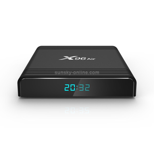 X96 Air 4K Smart TV BOX Android 9.0 Media Player wtih Remote Control, Quad-core Amlogic S905X3, RAM: 4GB, ROM: 32GB, Dual Band WiFi, Bluetooth, AU Plug