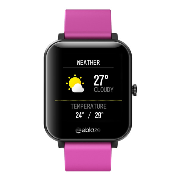 Zeblaze GTS 1.54 inch IPS Color Screen IP67 Waterproof Smart Watch, Support Sleep Monitor / Heart Rate Monitor / Bluetooth Calling / Sports Mode(Purple)