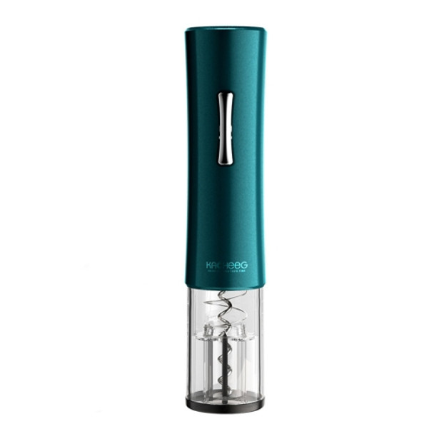 Kacheeg Wine Electric Bottle Opener Household Wine Automatic Bottle Opener, Colour: Dark Green