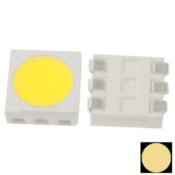 1000 PCS SMD 5050 LED Diode, Luminous Flux: 10-12lm(Warm White)