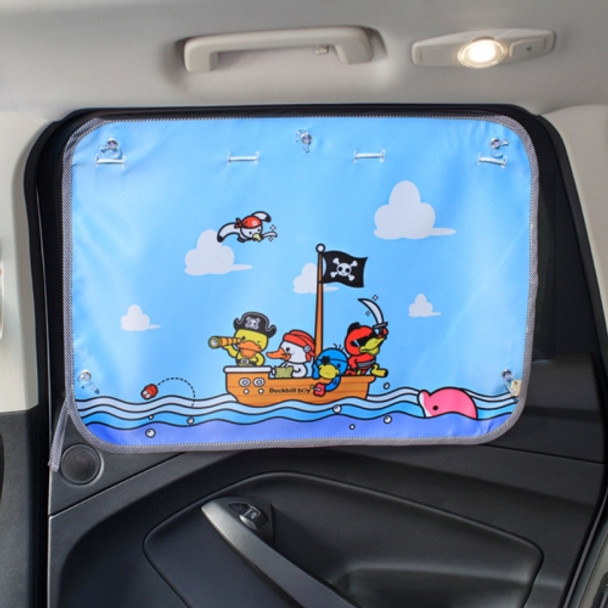 Little Pirate Pattern Car Large Rear Window Sunscreen Insulation Window Sunshade Cover, Size: 70*50cm