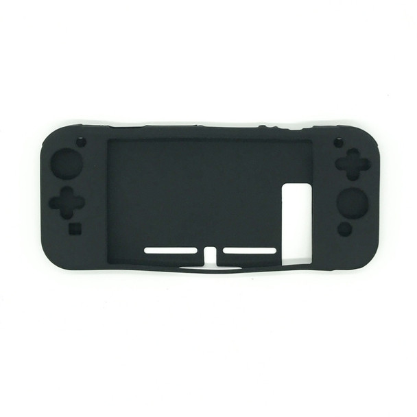Silicone Protection Case All-inclusive Rubber Cover for Switch Game Console(Black)