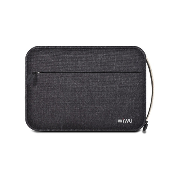 WIWU Portable Waterproof Multi-functional Headphone Charger Data Cable Storage Bag, Size: 20x14.5x7cm(Black)