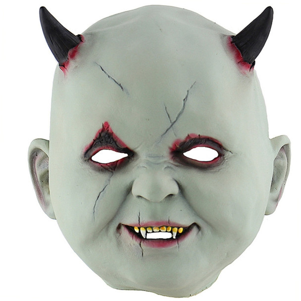 Halloween Festival Party Latex Devil Vampire Frightened Mask Headgear