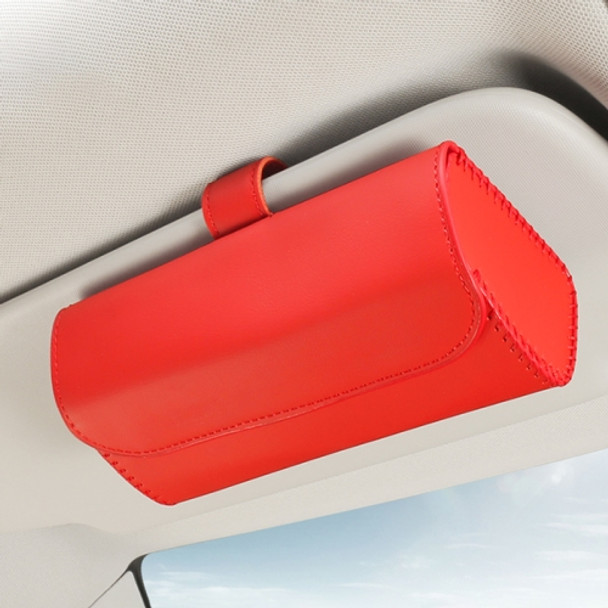 533 Car Glasses Storage Bag Glasses Box (Red)