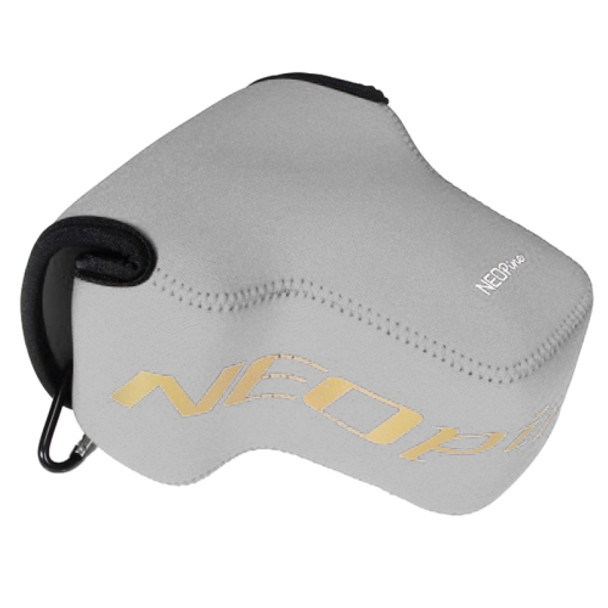NEOpine Neoprene Shockproof Soft Case Bag with Hook for Nikon P900s Camera(Grey)