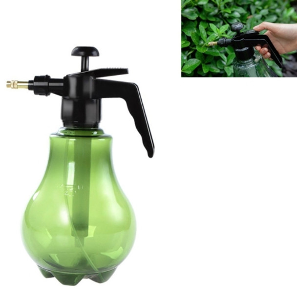 1.5L Household Small Watering Can Alcohol Disinfection Watering Sprayer Garden Sprinkler Bottle(Round Green)