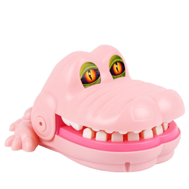 Spoof Bite Finger Toy Parent-Child Game Tricky Props, Style: 6692A  Crocodile-Pink