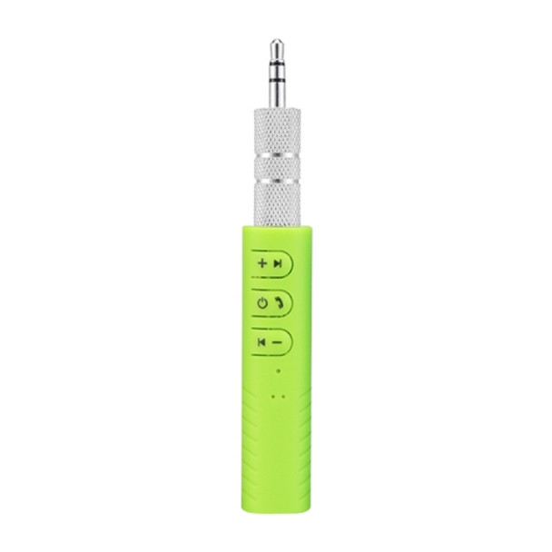 3.5mm Lavalier Bluetooth Audio Receiver with Metal Adapter(Green)