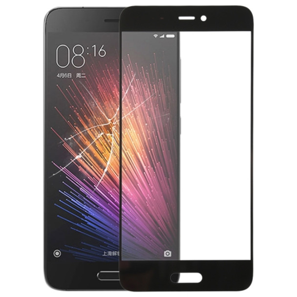 Front Screen Outer Glass Lens for Xiaomi Mi 5(Black)