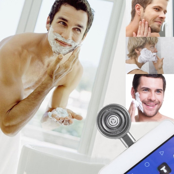 ENKAY Hat-prince Mini Micro USB Portable Men Razor Electric Shavers for Android Phone(Grey)