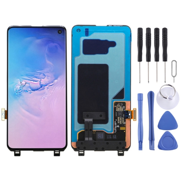 LCD Screen and Digitizer Full Assembly for Galaxy S10 (Black)