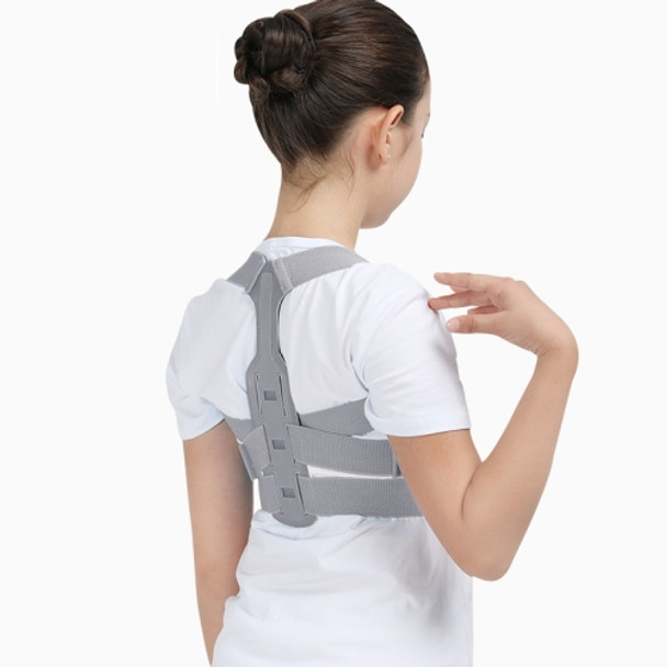 Humpback Correction Belt Back Posture Corrector, Specification: L(062 Child Gray)