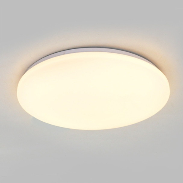 QSXDD-TJ Waterproof Ceiling Light LED Bathroom Moisture-Proof Dust-Proof Circular Ceiling Lamp, Power source: 12W 230mm(Warm White)