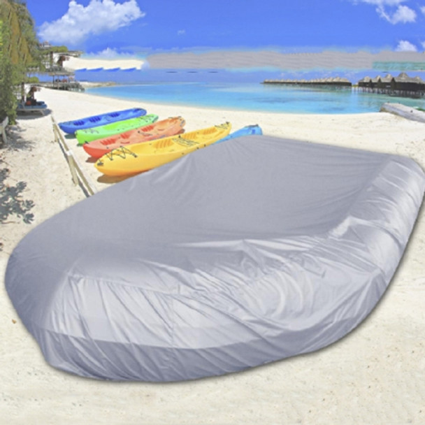 Waterproof Dust-Proof And UV-Proof Inflatable Rubber Boat Protective Cover Kayak Cover, Size: 520x94x46cm(Grey)